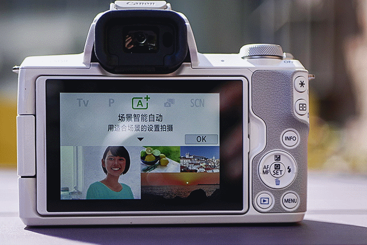 时尚轻便还可拍摄4k视频 佳能eos m50微单相机评测